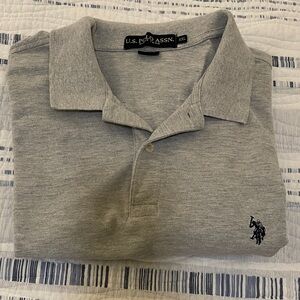 U.S. Polo Assn. Men's Polo Shirt in Light Gray